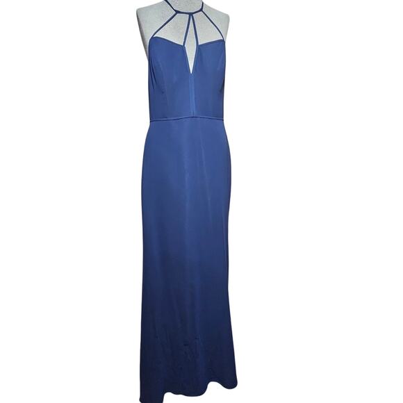 Hayley Paige Occasions Chiffon Maxi Dress Size 10 - Picture 1 of 3